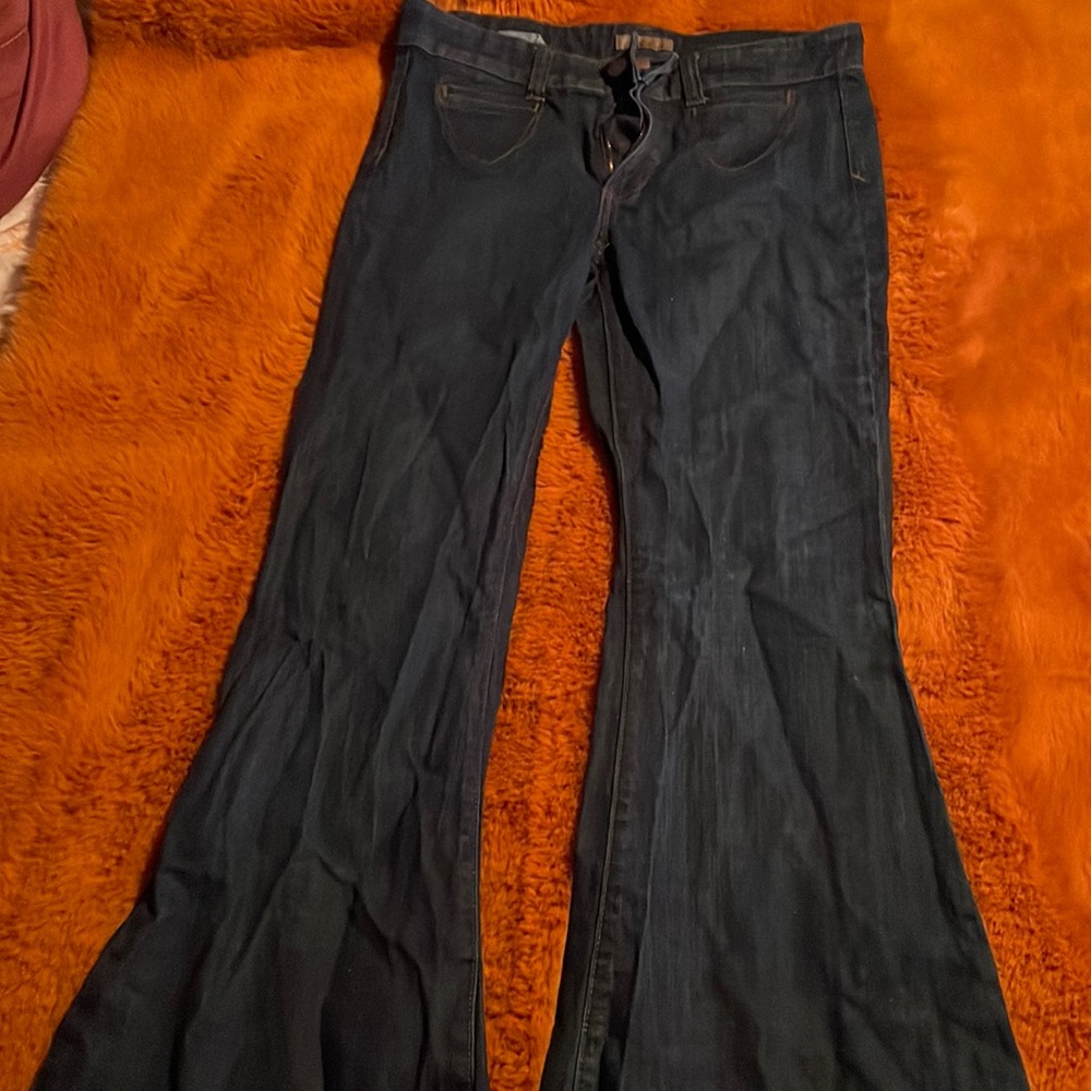 Extra flare bell bottom jeans